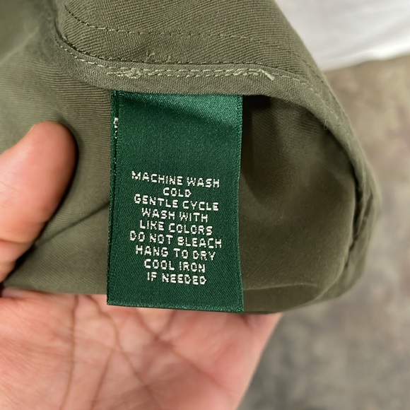 Ralph Lauren army green, lightweight, 100% cotton jacket, size L - Picture 8 of 10